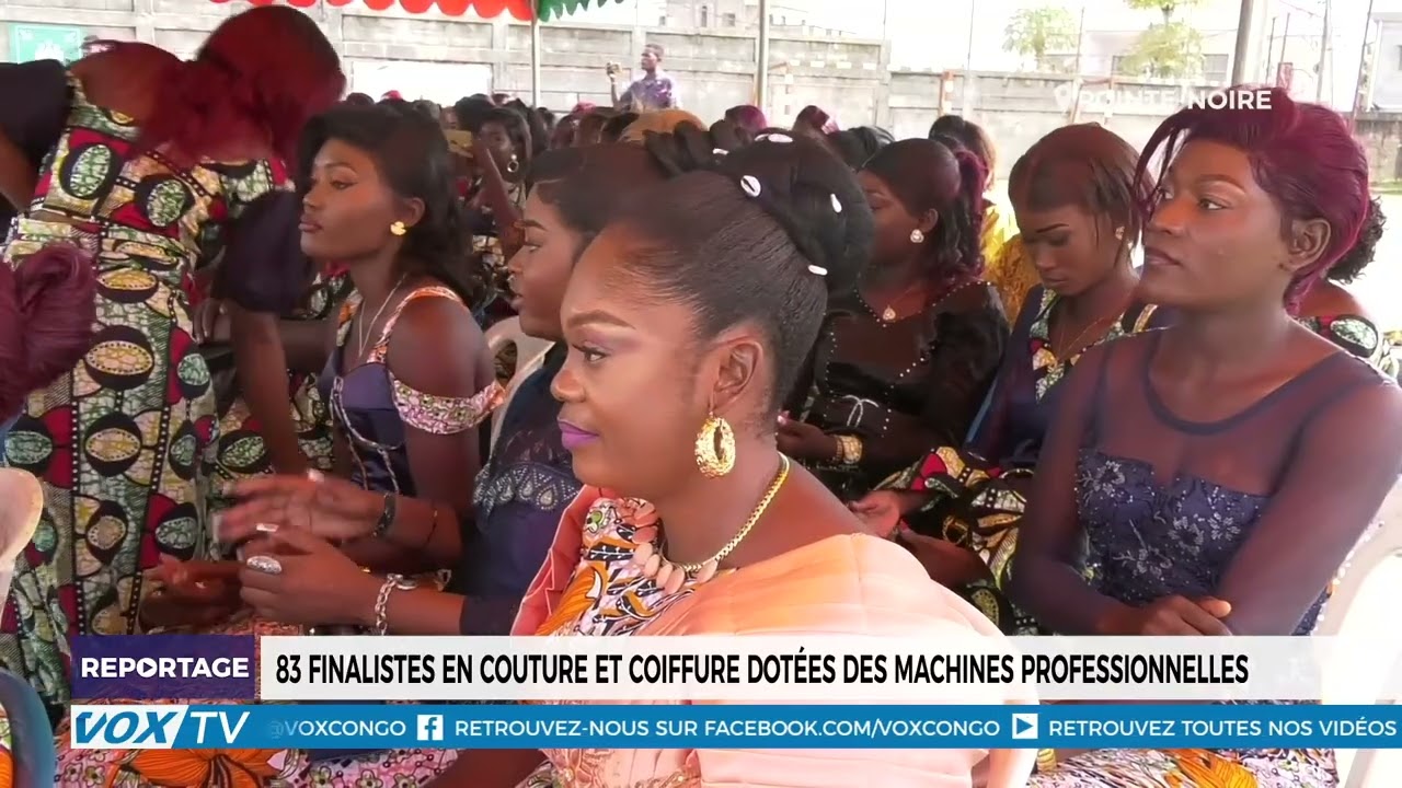 83 finalistes en couture et coiffure dotées des machines professionnelles