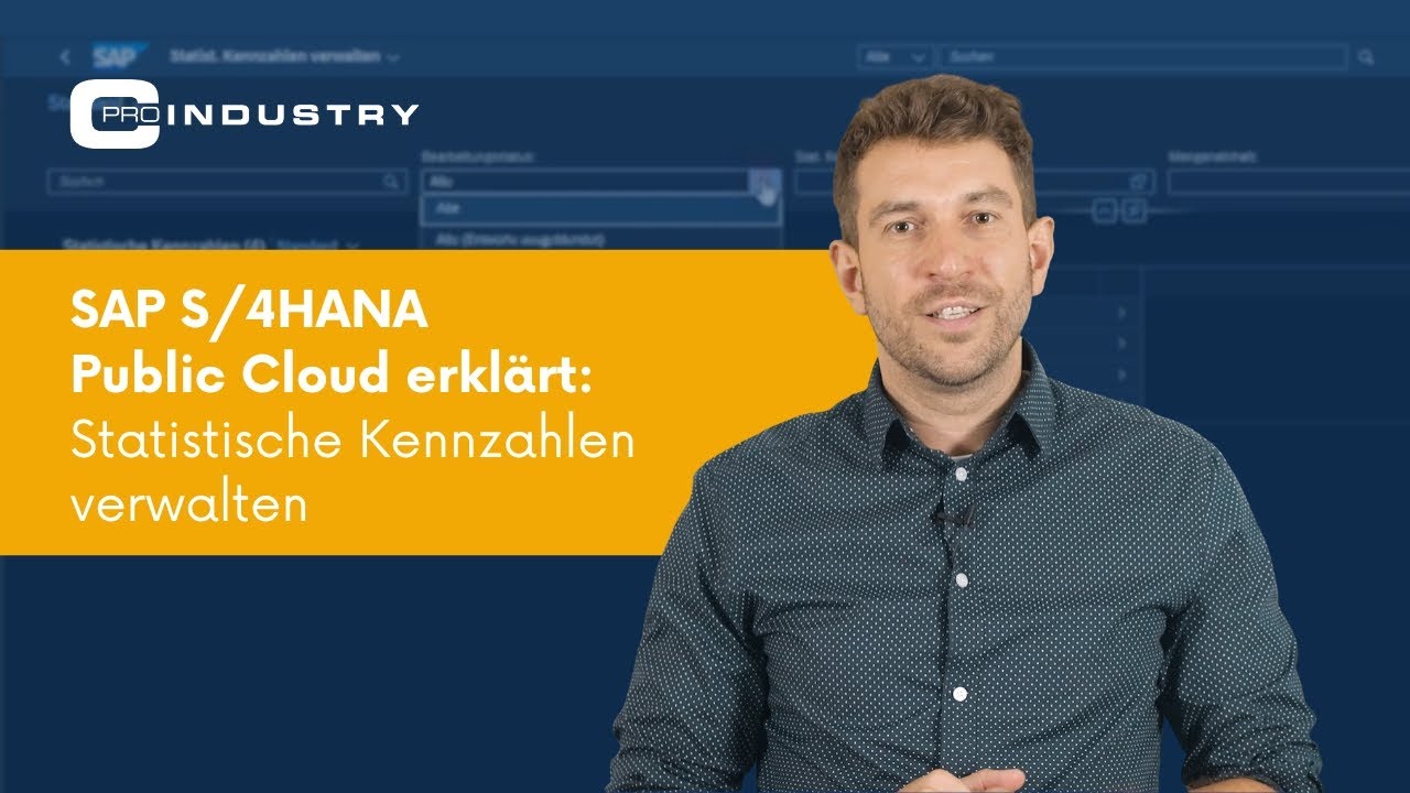 SAP S/4HANA Public Cloud erklärt: Statistische Kennzahlen verwalten