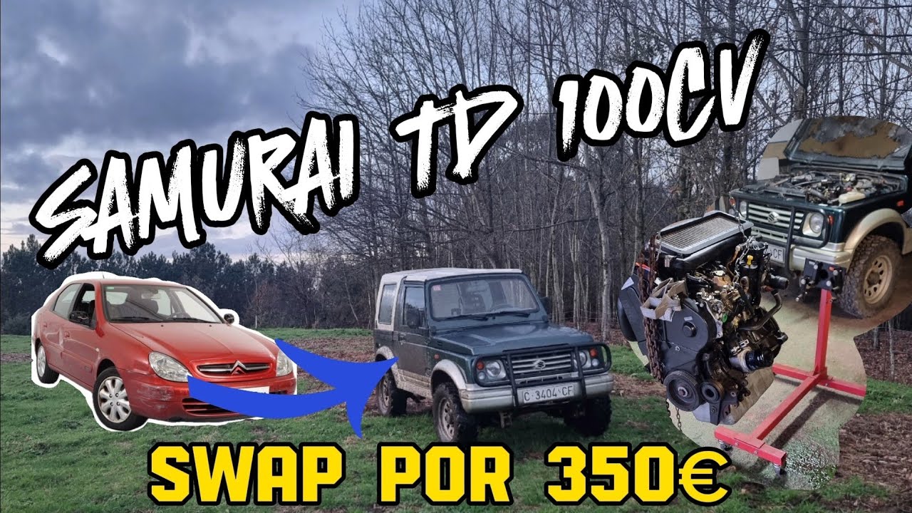 [Tutorial]Suzuki SAMURAI con Motor XSARA 100cv Instalación Paso a Paso Explicado