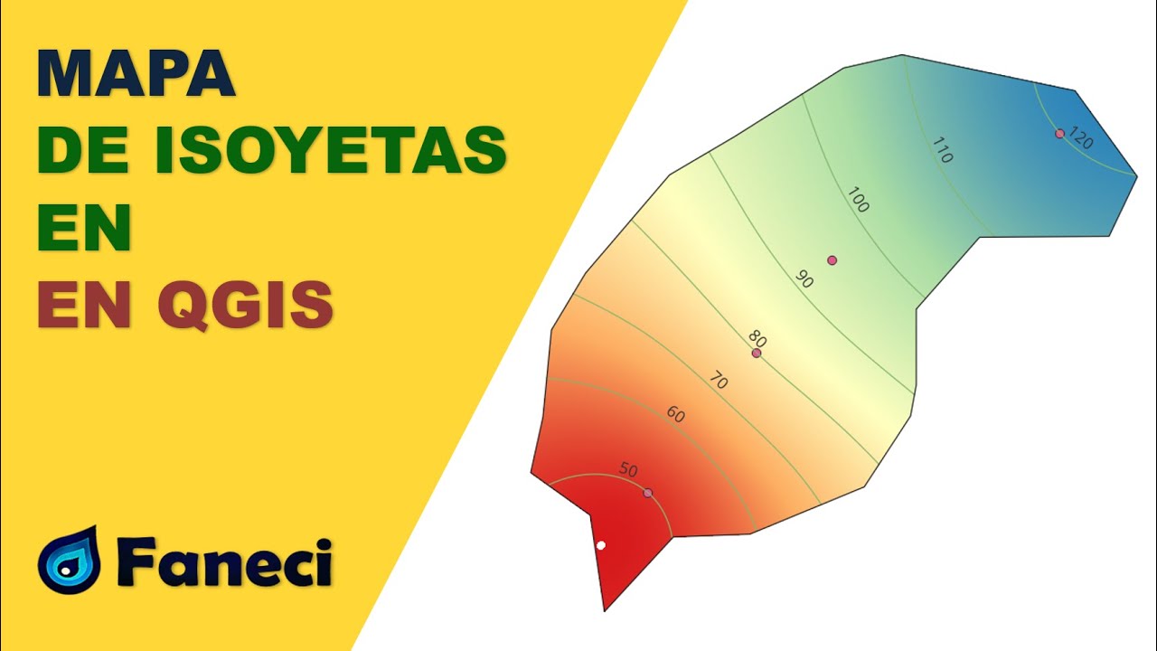 COMO CREAR ISOYETAS EN QGIS CON VALORES DE PRECIPITACION✅🌎