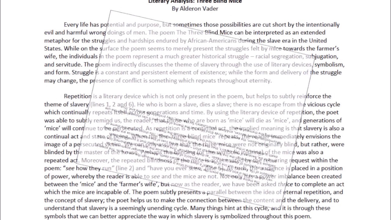 Difference between a good essay and a bad essay - examples