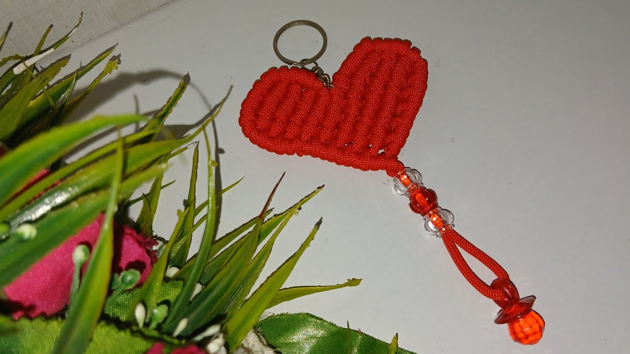 Valentine's day Special Gift👌Very Easy Macrame Keychain Making Ideas At Home 