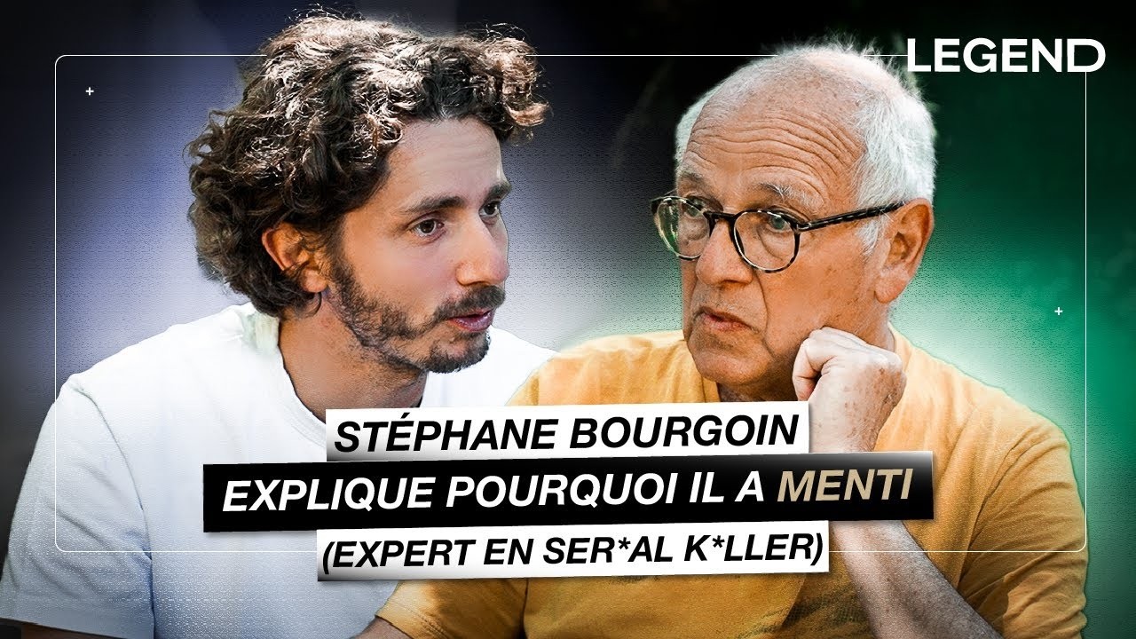 STÉPHANE BOURGOIN EXPLIQUE POURQUOI IL A MENTI (EXPERT EN SER*AL K*LLER)