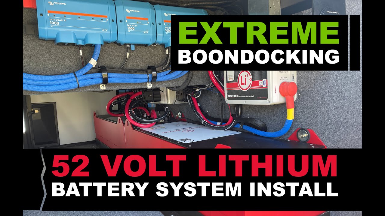Extreme RV Boon-docking / Lithium Battery and Solar Upgrade - 2022 Newmar Mountain Aire