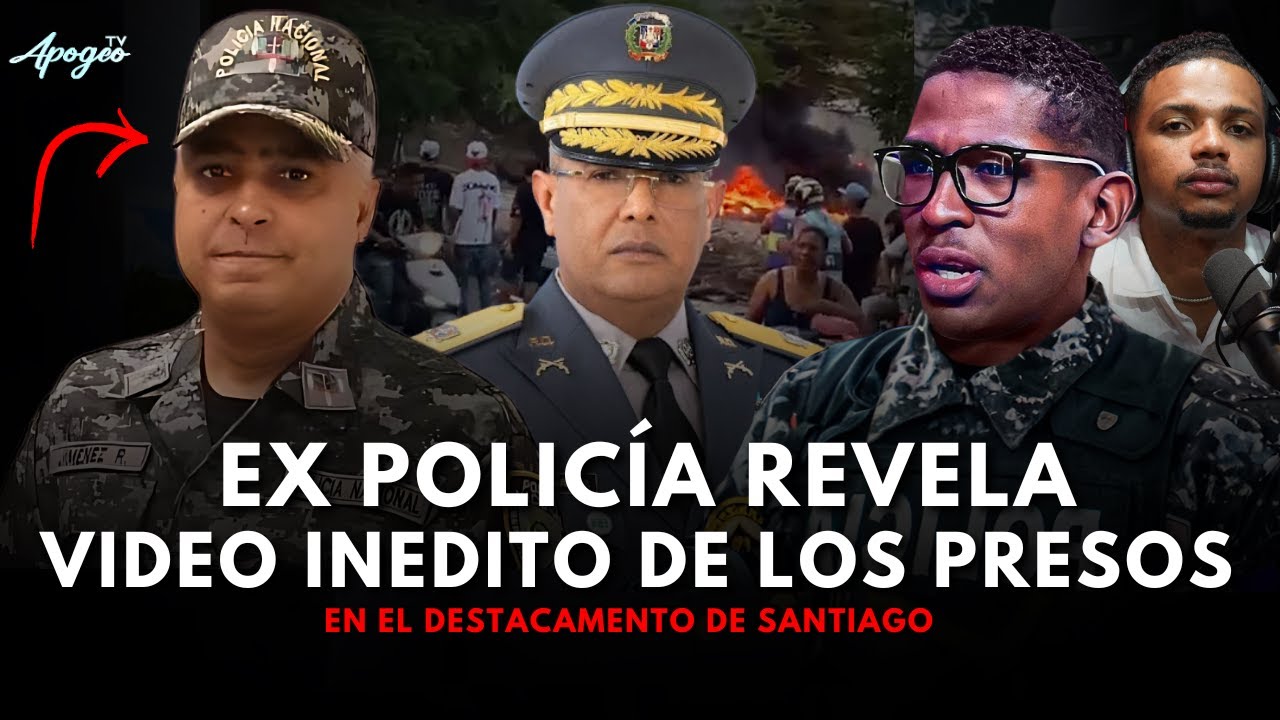 EX POLICIA REVELA VIDEO INEDITO DE LOS PRESOS EN SANTIAGO (IMPACTANTE)