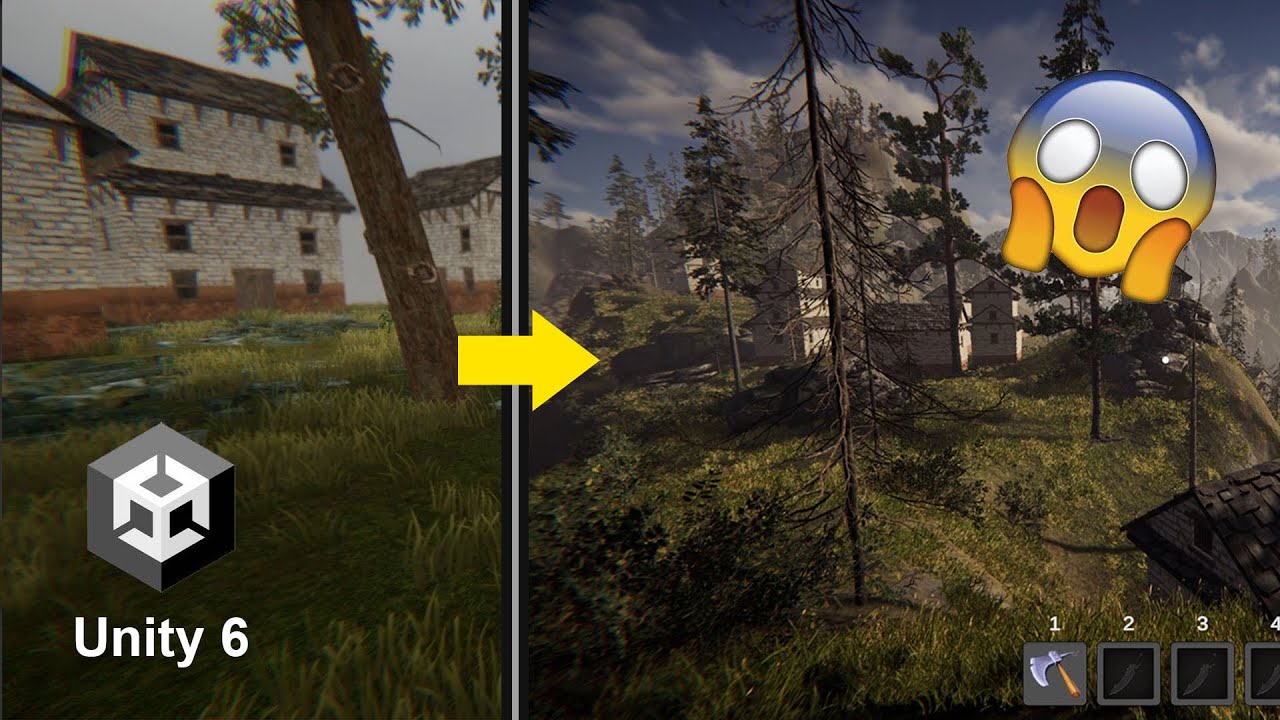 I Upgraded my Project from URP to HDRP in Unity6 | Amazing Visual Change | Game Dev | Update 2