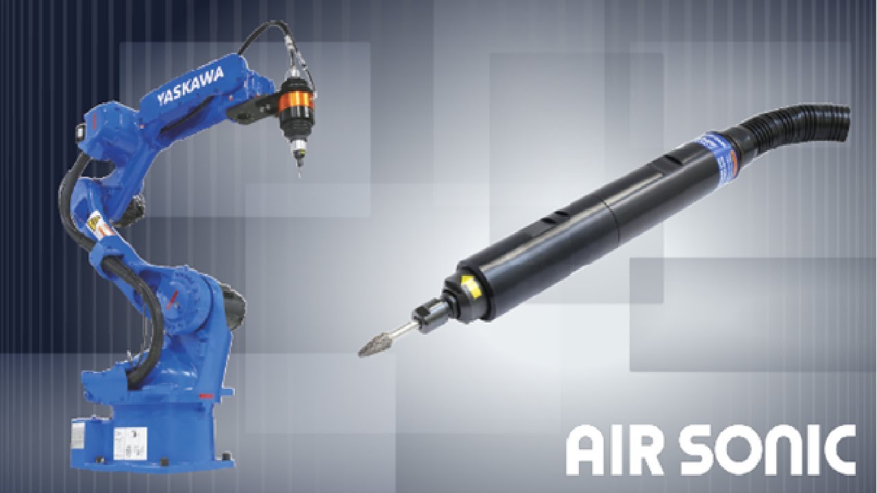 [NITTO KOHKI] AIR SONIC L-35C-02 : Pneumatic Die Grinder for Robots