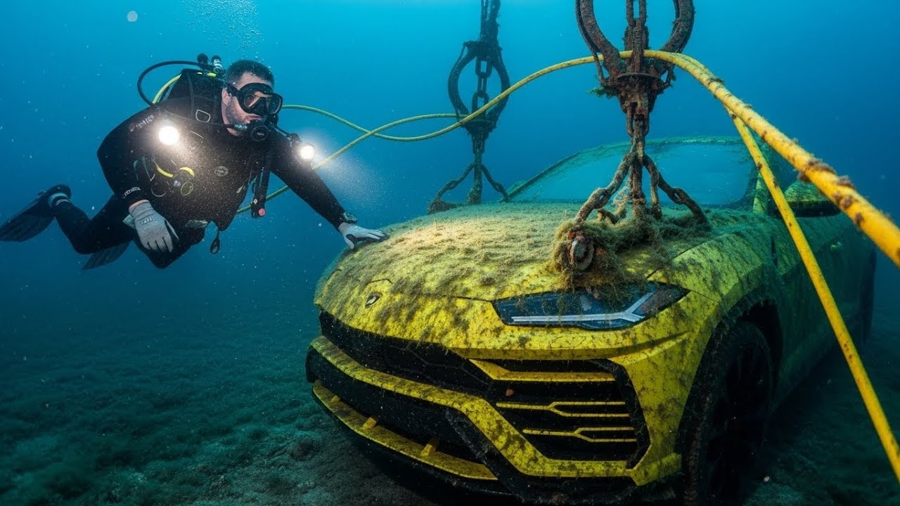 10 Years Underwater — This Lamborghini Restoration is Insane