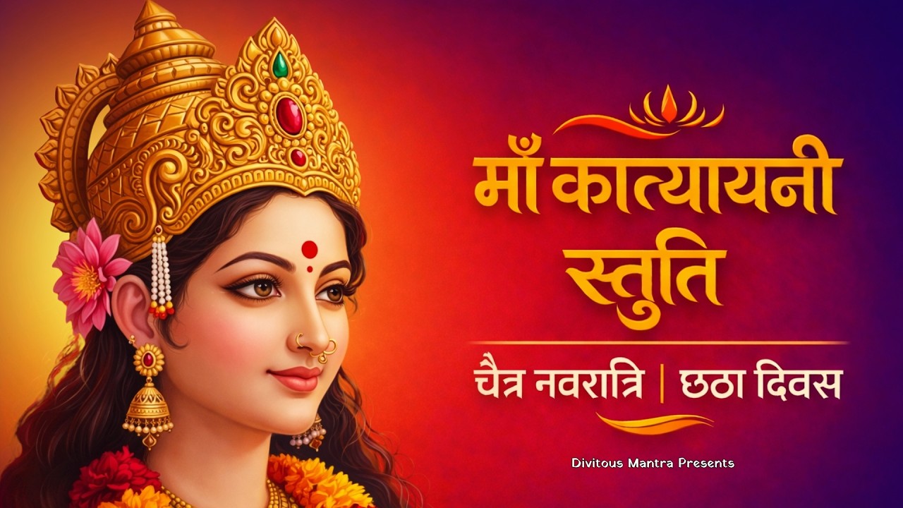 माँ कात्यायनी स्तुति 🔱 सभी दुख, भय और संकट नाशक | Powerful Durga Stuti | Navratri Day 6