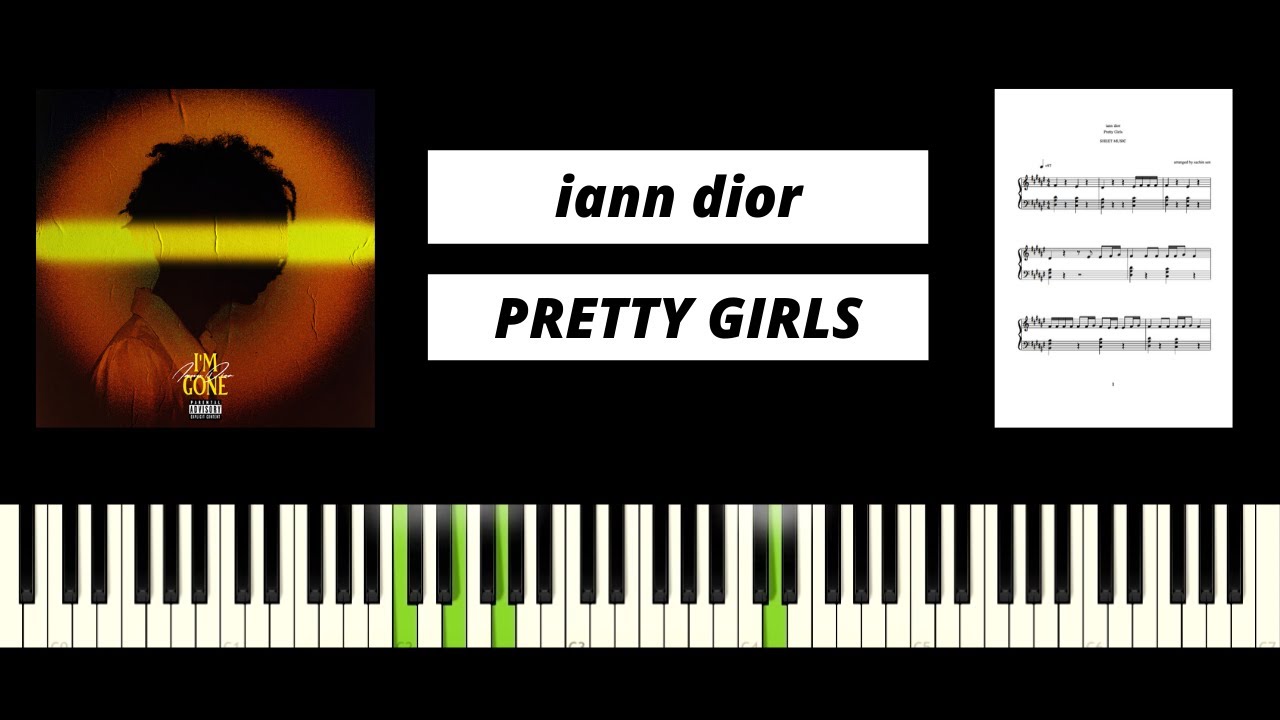 iann dior - Pretty Girls (Piano Tutorial & Cover)
