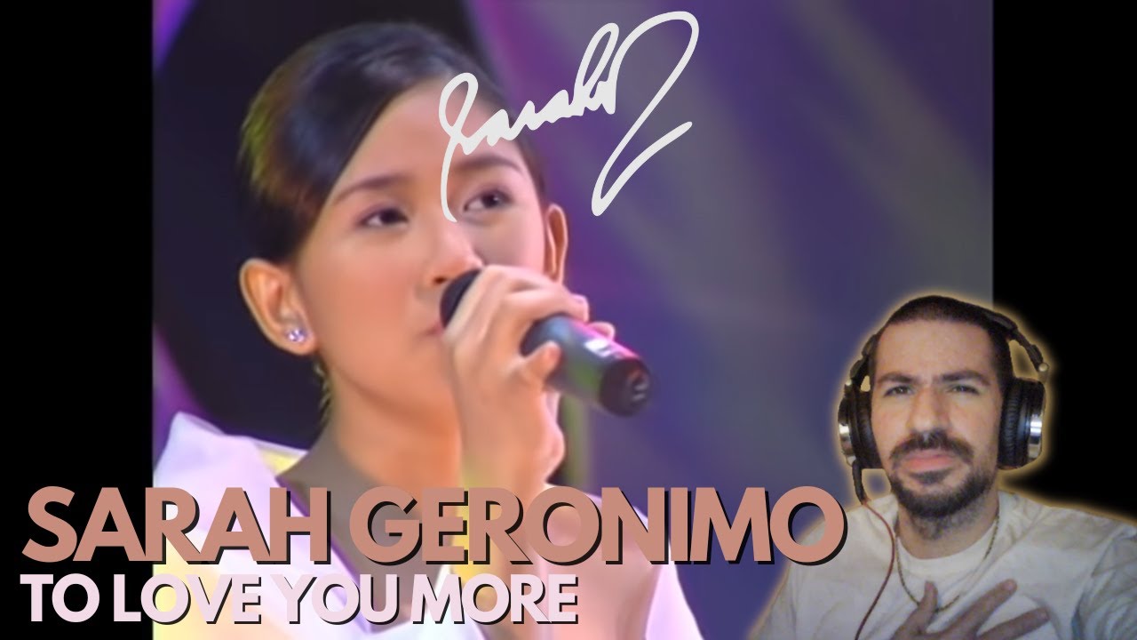 FIRST TIME REACTION TO Sarah Geronimo - To Love You More (Star For a Night) | 🧊 CELINE DION COVER! ⭐