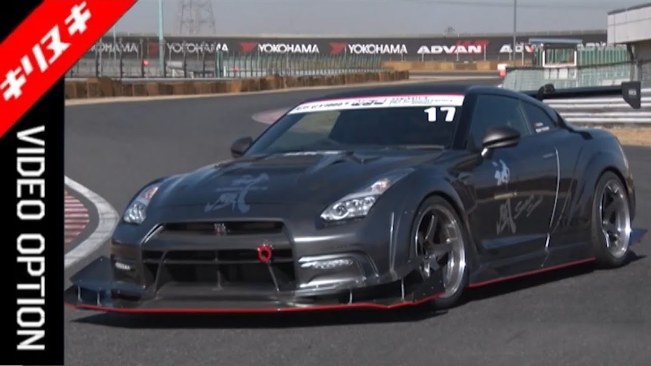 【筑波2017】GT1000+タービン! HKSテクニカルファクトリー R35GT-R!【 V-OPT 切り抜き GT-R R35 VR38DETT 4.3L HKSテクニカルファクトリー 谷口信輝】