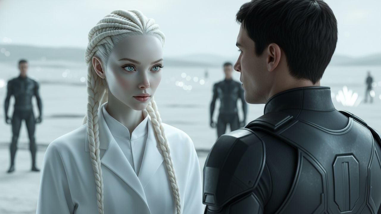 A Young Alien Nurse Was Given to the Human Soldier as a Reward