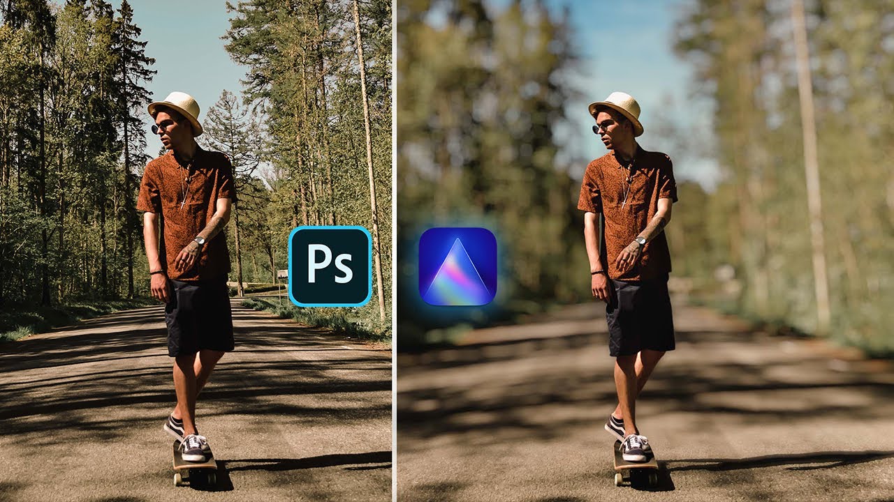 Photoshop + Luminar AI = PERFECT Background Blur!