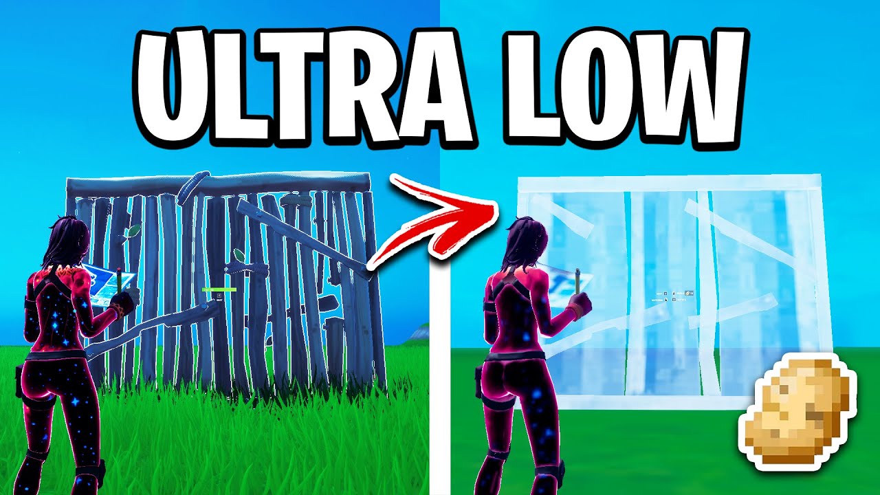 How To Get ULTRA LOW Graphics In Fortnite! (FPS BOOST)