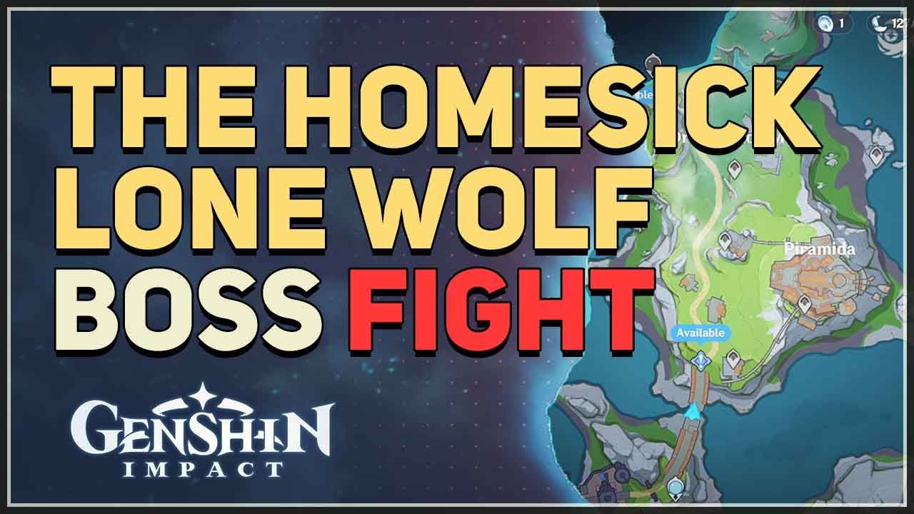 The Homesick Lone Wolf Boss Fight Genshin Impact