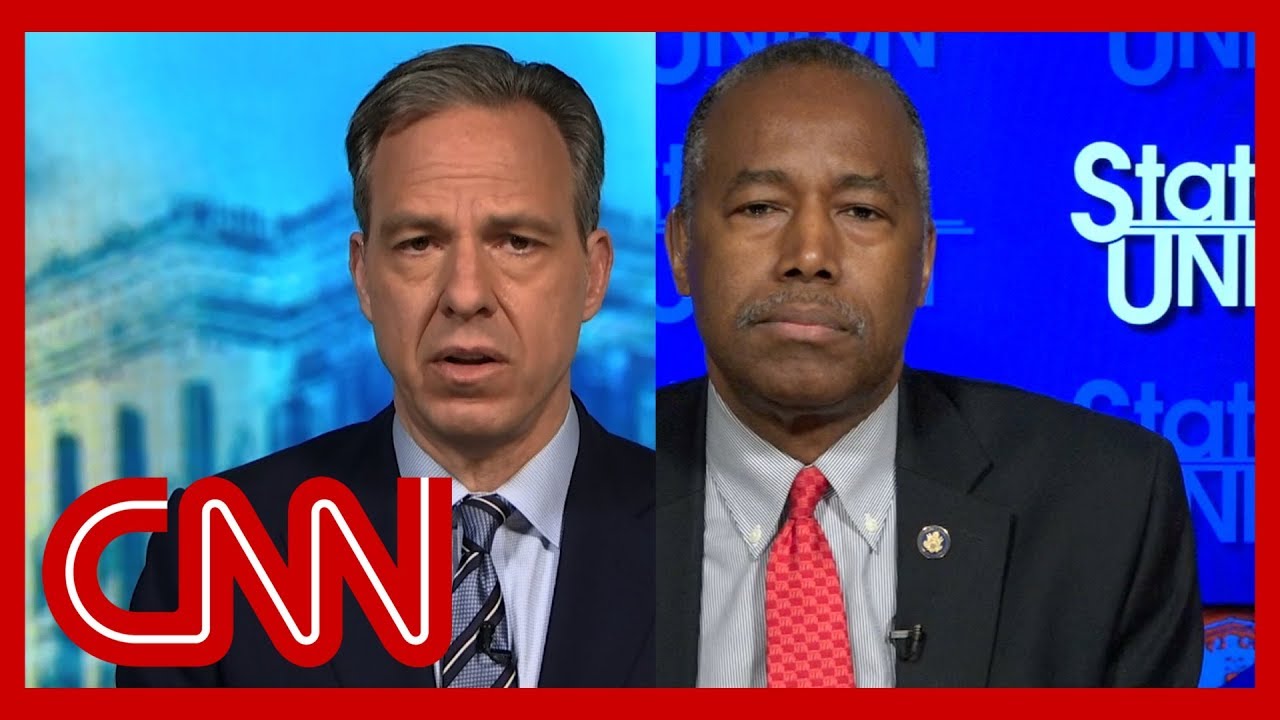Tapper presses Ben Carson on Trump's retweet about George Floyd