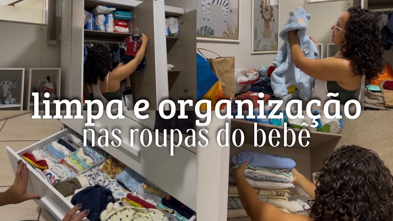 Limpa no quarto de neném | tirei tudo que não servia mais 🧺✨