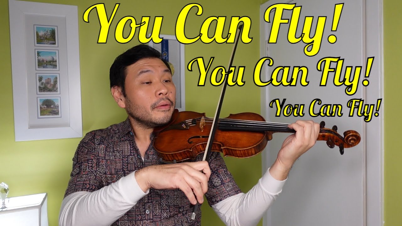You Can Fly!- Violin Cover #PeterPan #70 #Disney #100 #MrSasaki