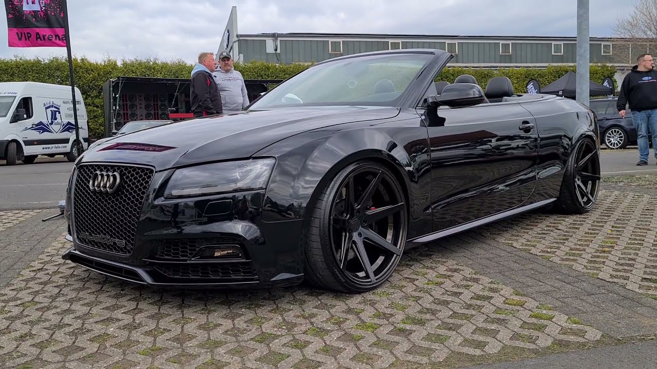 Black is beautiful! Tuning Audi A5 Cabrio - Top versiegelter Lack | Walkaround