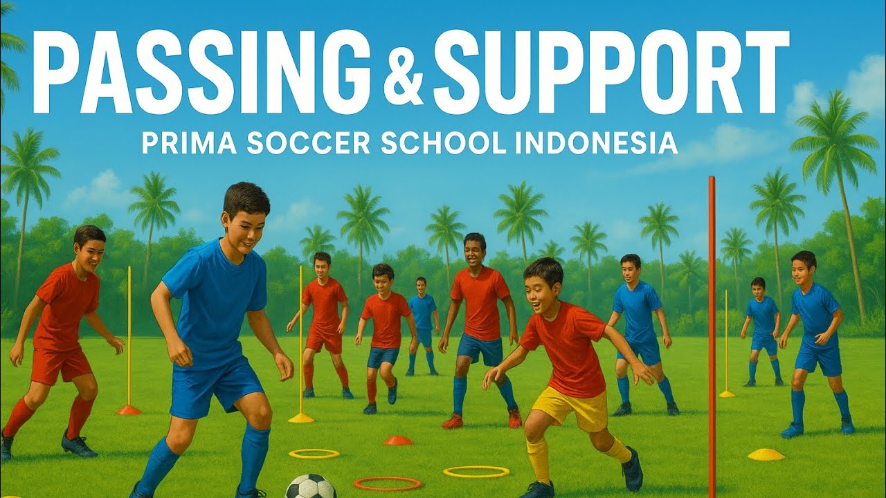 LATIHAN PASSING & SUPPORT Paling Efektif untuk Anak 8–15 Tahun! ⚽🔥