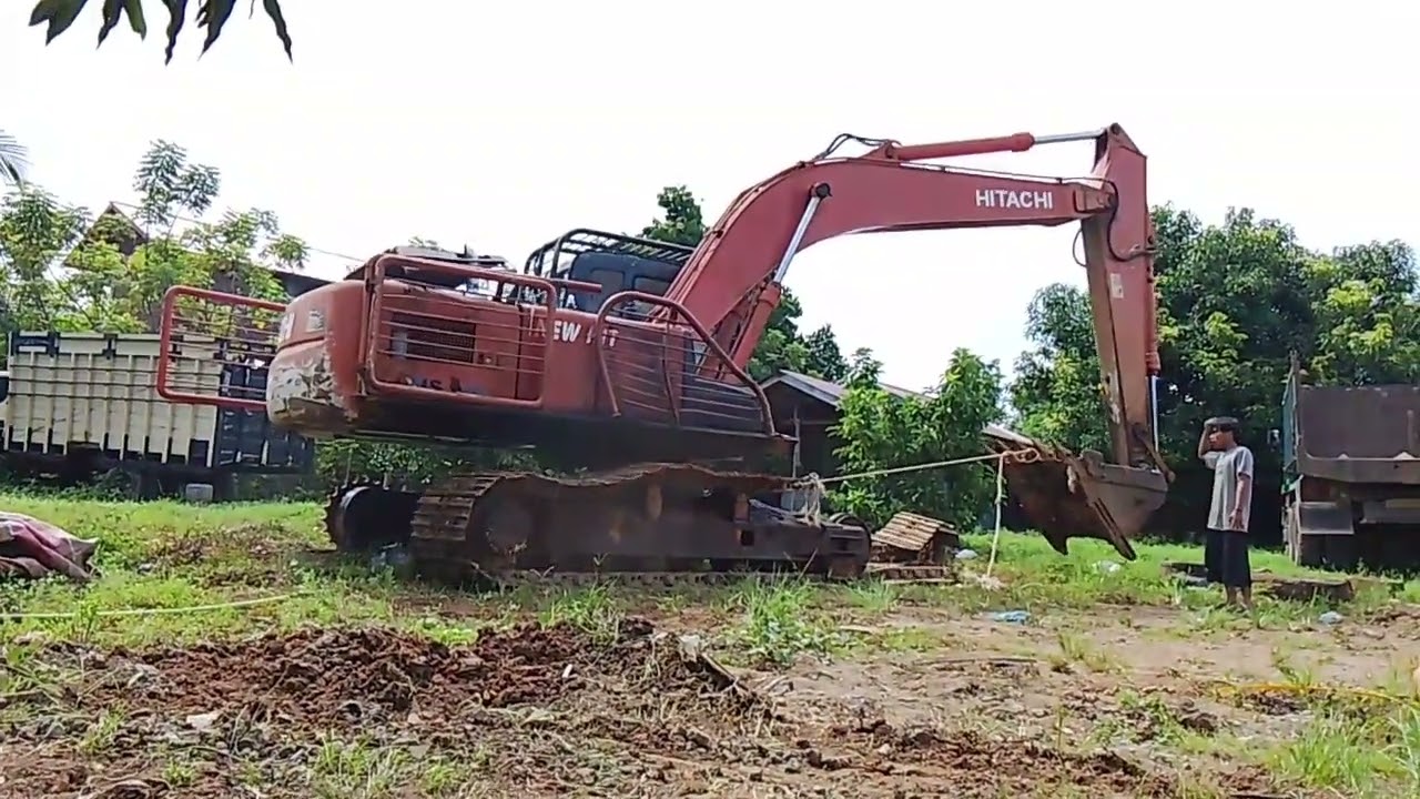 EXCAVATOR HITACHI !!! RENOVASINYA ALAT !!!!