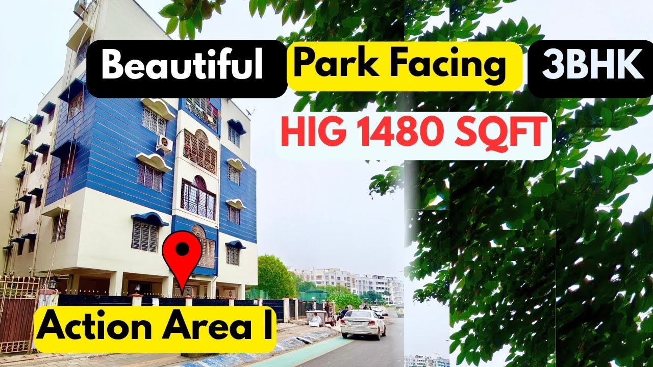 Beautiful Park View HIG 3bhk flat in action area 1 Newtown Kolkata #3bhkflat #realestate 