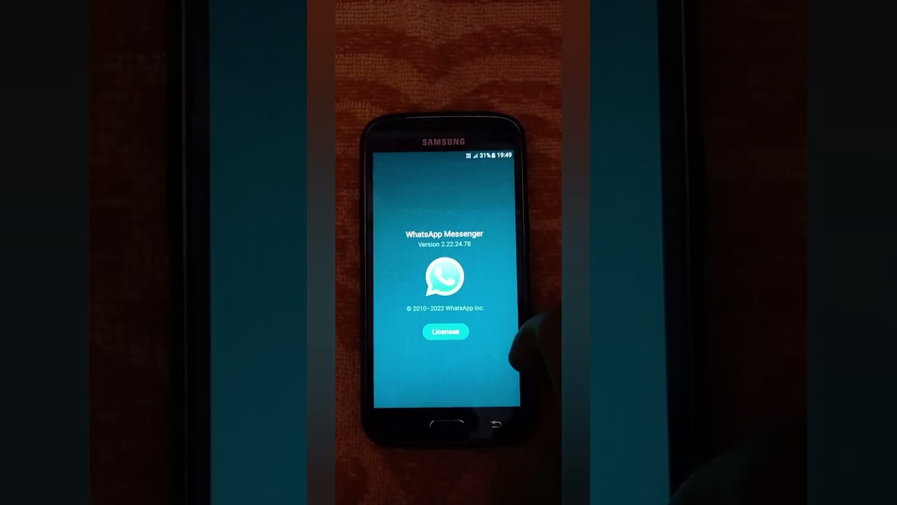 how to check your WhatsApp version #whatsapp #shorts