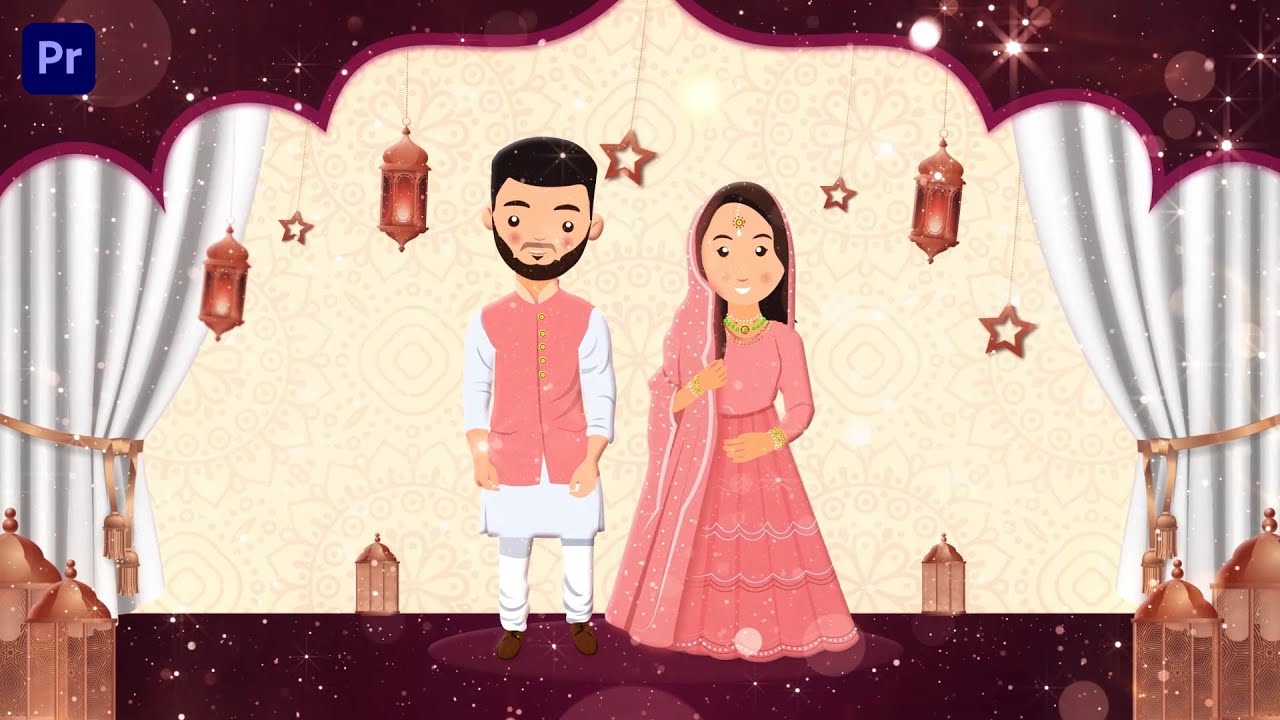 Beautiful Indian Wedding Slideshow Premiere Pro Template