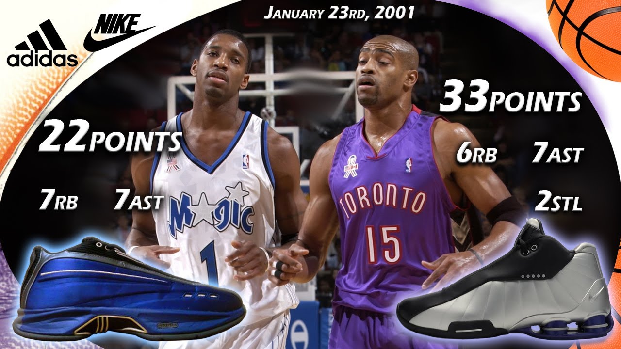Vince Carter VS Tracy McGrady Face-off January 23rd 2001