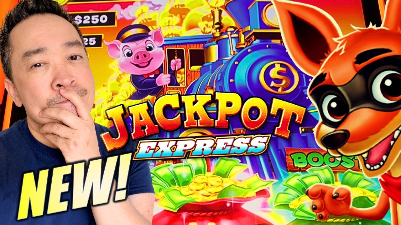 ★NEW SLOT!★ THE EXPRESS TRAIN TO JACKPOTS!? 🚂 JACKPOT EXPRESS Slot Machine (EVERI)