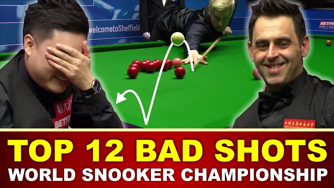 TOP 12 BAD SHOTS | World Snooker Championship 2017