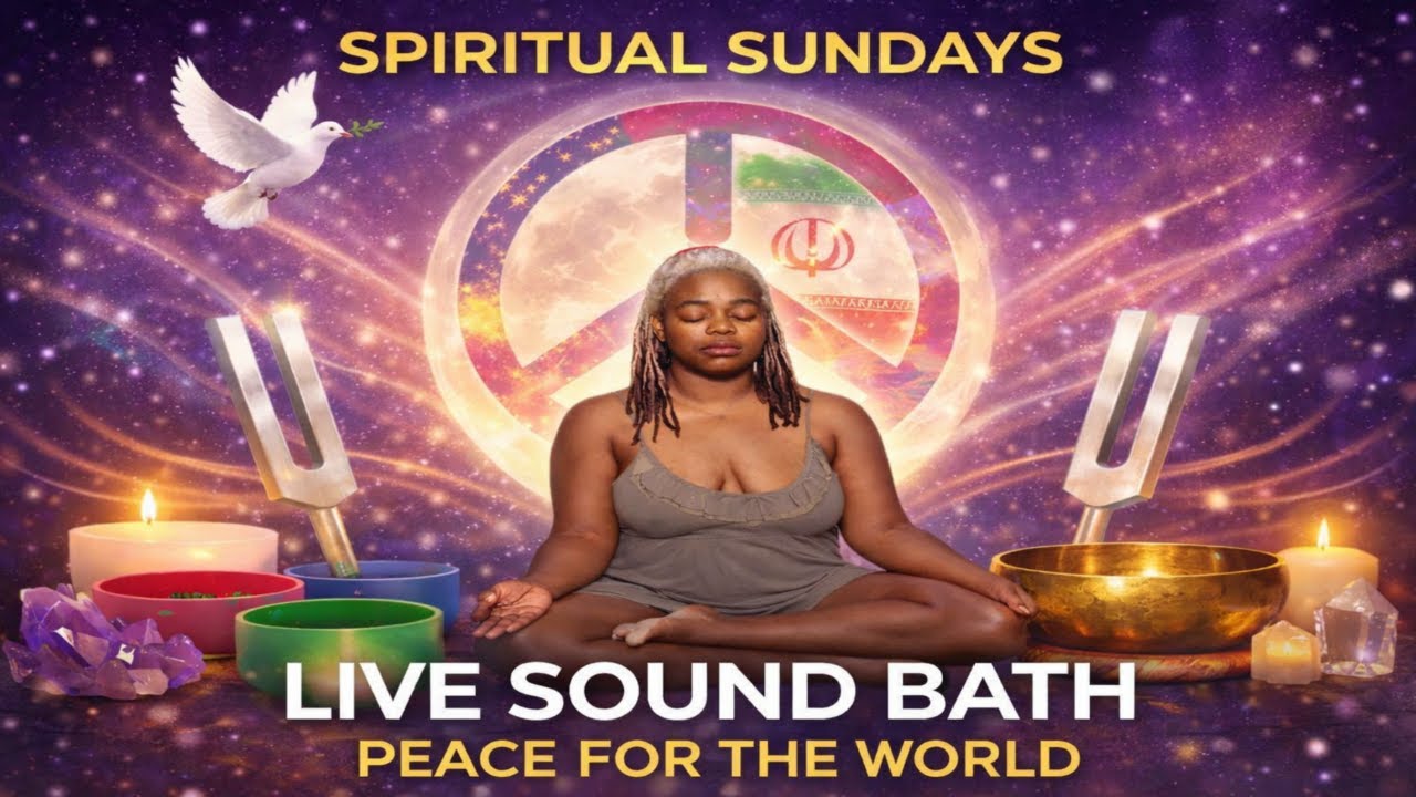 Live Sound Bath for Peace – Week 5 | Singing Bowl Meditation & Nervous System Reset 📱
