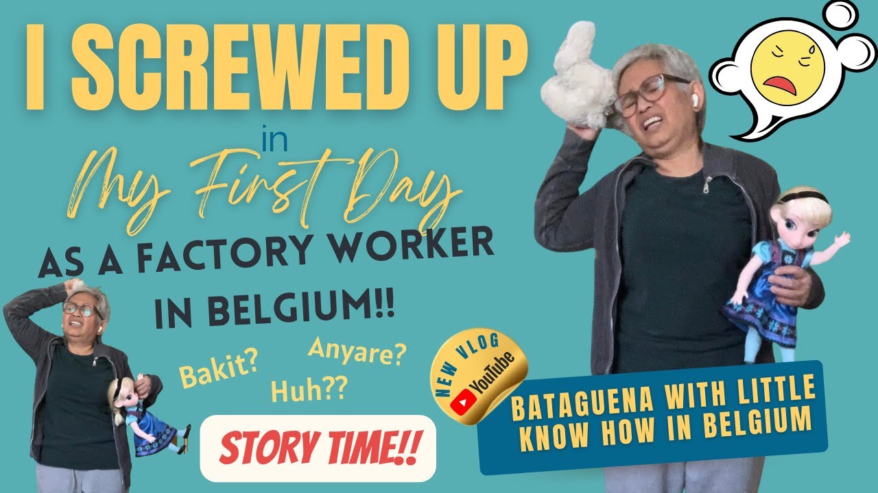 I SCREWED UP In My First Day AS A FACTORY WORKER IN BELGIUM