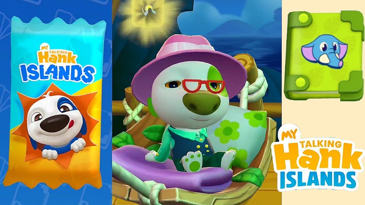 My Talking Hank islands New update New Stickers album Complete Gameplay Android ios