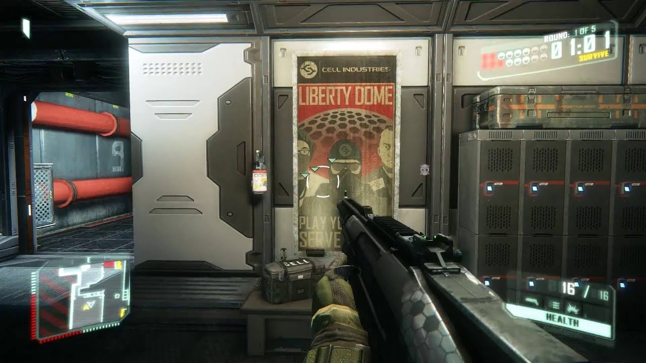 Crysis 3 Hunter mode. Gameplay on Williamsburg