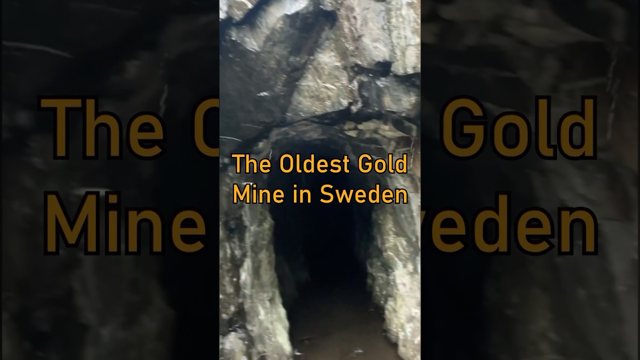 Gold Mining at a 300-Year-Old Swedish Mine! #shorts