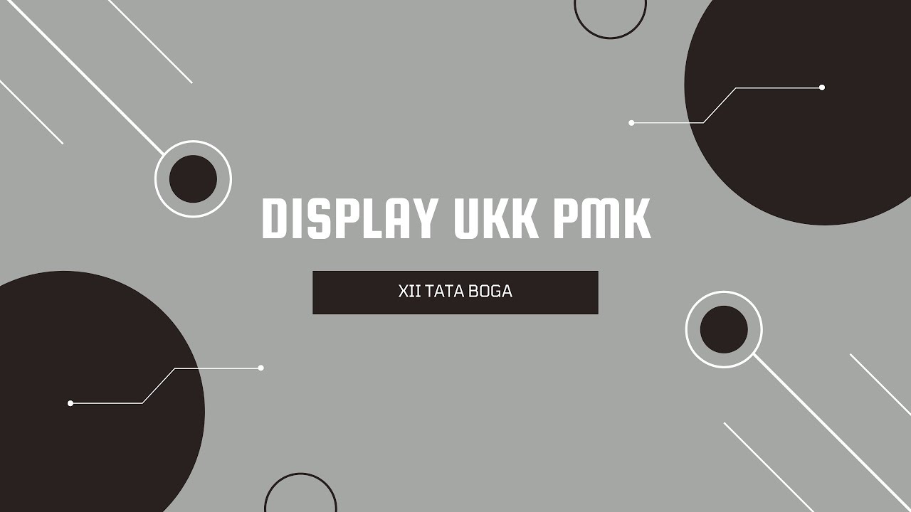 Display UKK PMK Tata Boga'22 - SMKK Mater Amabilis