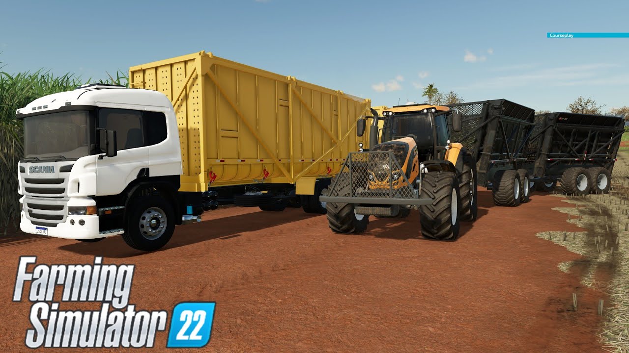 PUXE DA CANA DE AÇUCAR | Farming Simulator 22 | FAZ. ESPERANÇA