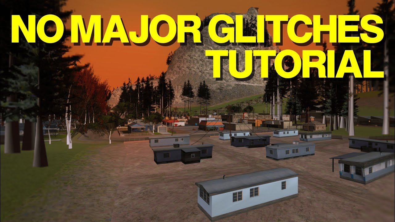 GTA San Andreas No Major Glitches Speedrun Tutorial - Badlands