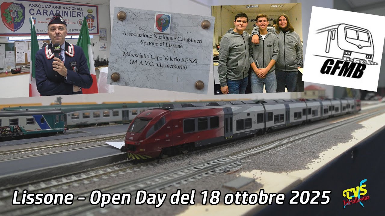 Lissone - Open Day Associazione Nazionale Carabinieri con il Gruppo Fermodellistico Monza Brianza