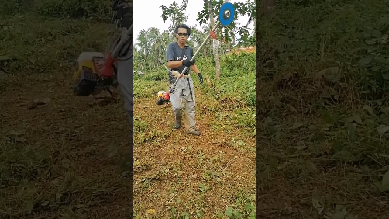 Huling araw sa pag grass cutter natapos din kahit paulan ulan 