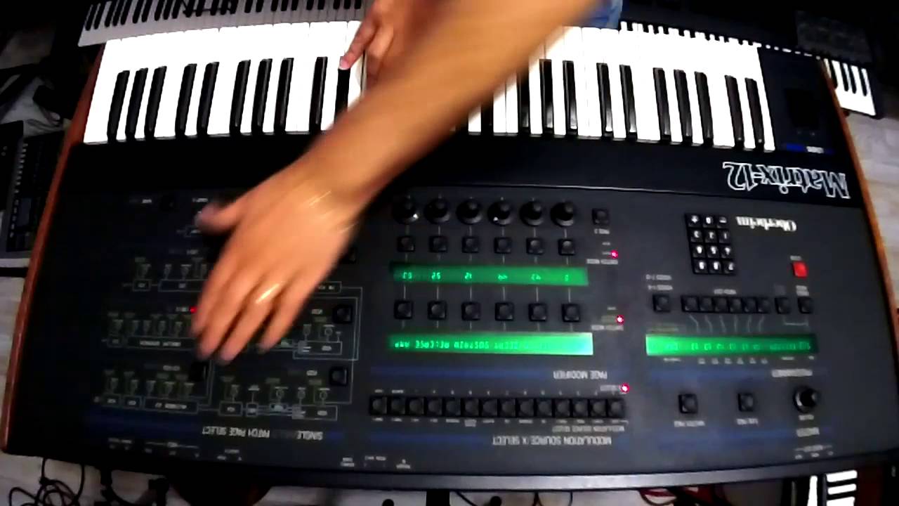 OBERHEIM MATRIX 12  , MONSTER  SYNTH 1985
