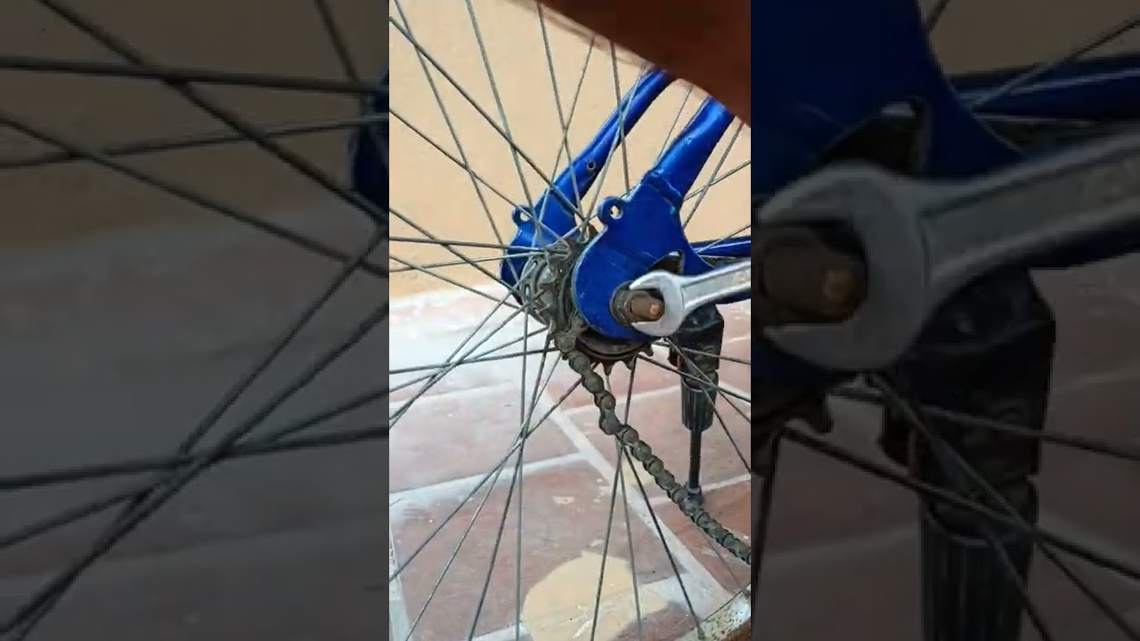 Cycle chain easy way  ..  #shortsvideo