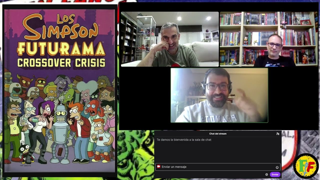FFF 05x04. Los Simpson Futurama Crossover Crisis de Ian Boothby y James Lloyd