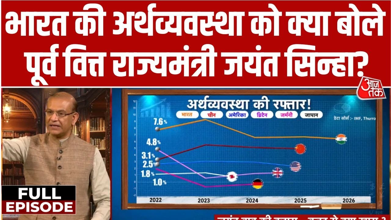 Jayant Babu Ki Class: जयंत बाबू की क्लास में जानिए भारत की अर्थव्यवस्था के मंत्र |  Jayant Sinha