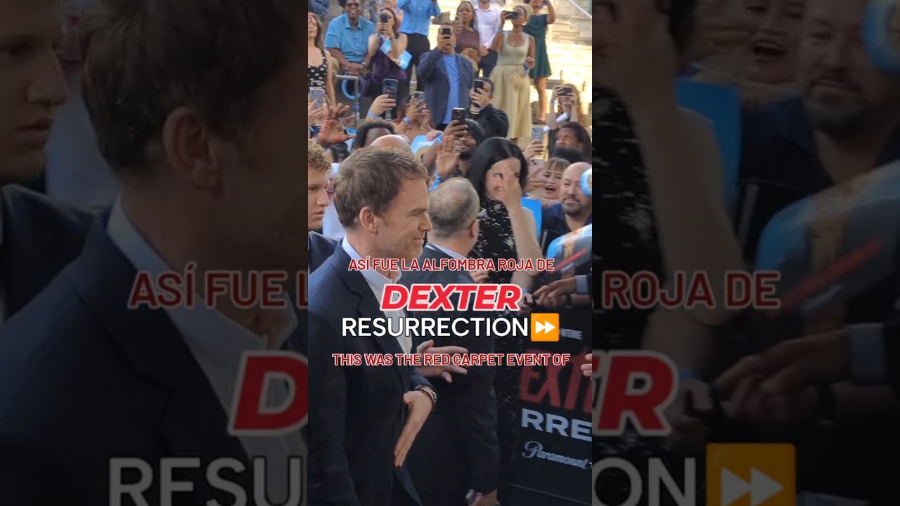DEXTER RESURRECTION Red Carpet #premiere #nyc #redcarpet #dexter #hollywood #series