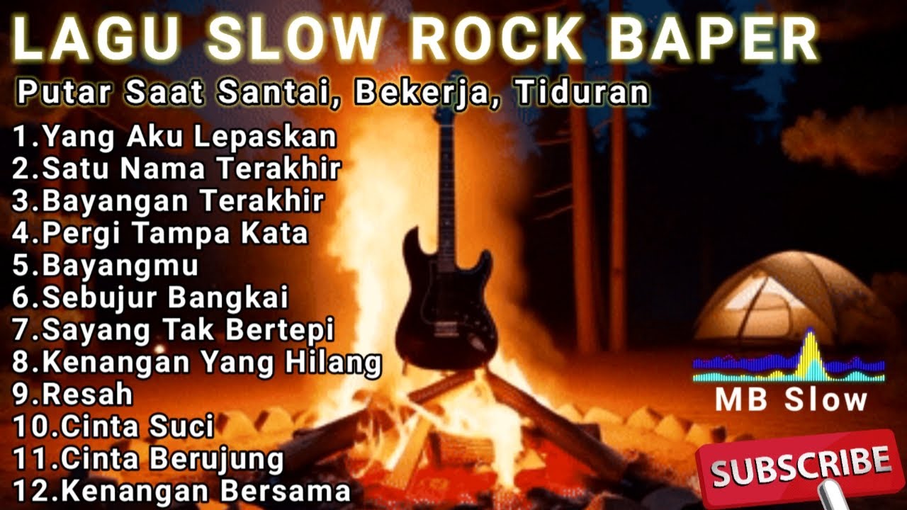 Lagu Slow Rock Ballad Indonesia Malaysia Tranding Viral Tiktok, Banyak di Cari, Asik 2026