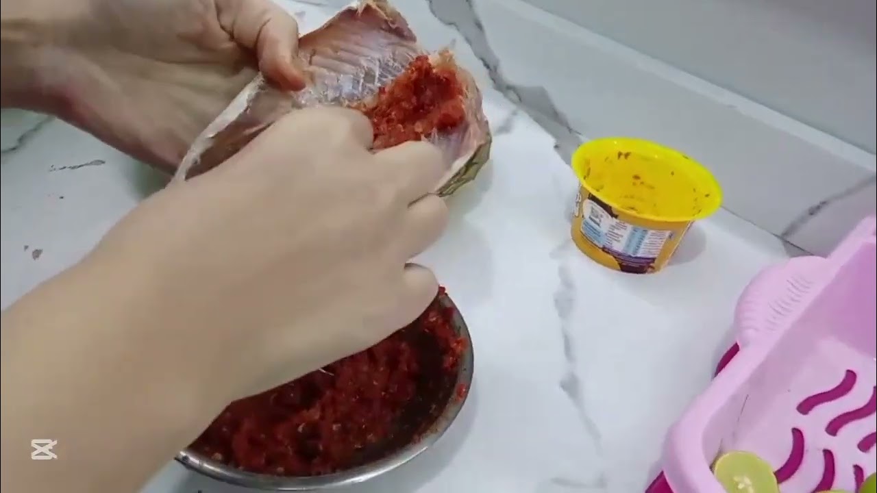 السمك المقلي المقرمش بتتبيله رهيبه👌👍♥️