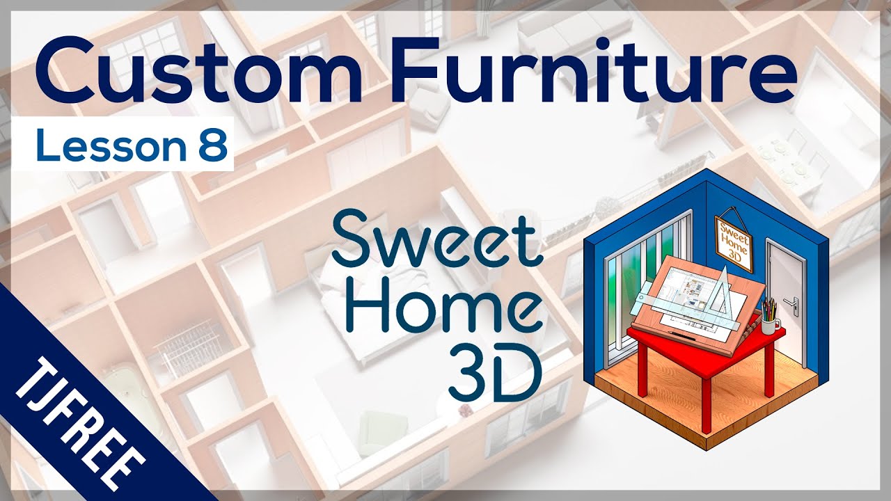 Урок 8 SH3D — Импорт мебели и текстур